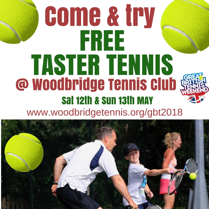 The Great British Tennis Weekend at Woodbridge Tennis Club