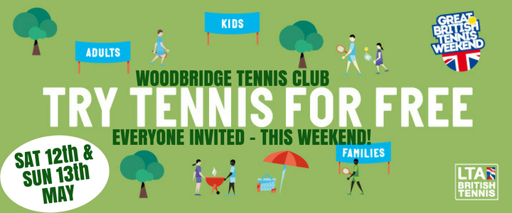 Great British Tennis Weekend at Woodbridge Tennis Club