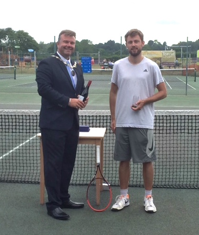 one of the winners in Woodbridge Tennis Club's annual Dick McDonald tournament
