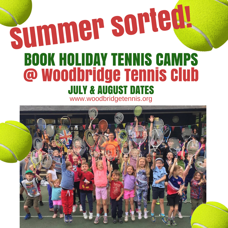 Woodbridge Tennis Club Summer Holiday Tennis Camps