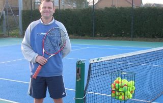 Martin Denny, development coach at Woodbridge Tennis Club