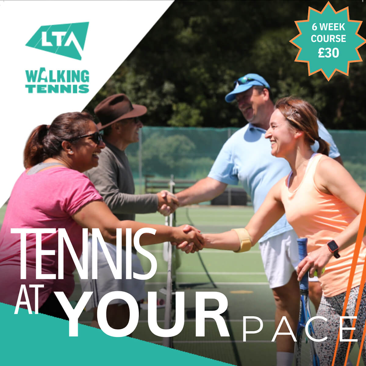 LTA Walking Tennis. Tennis At Your Pace