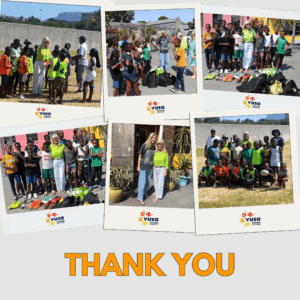 6 Images Showing Group Tennis with Thank You text