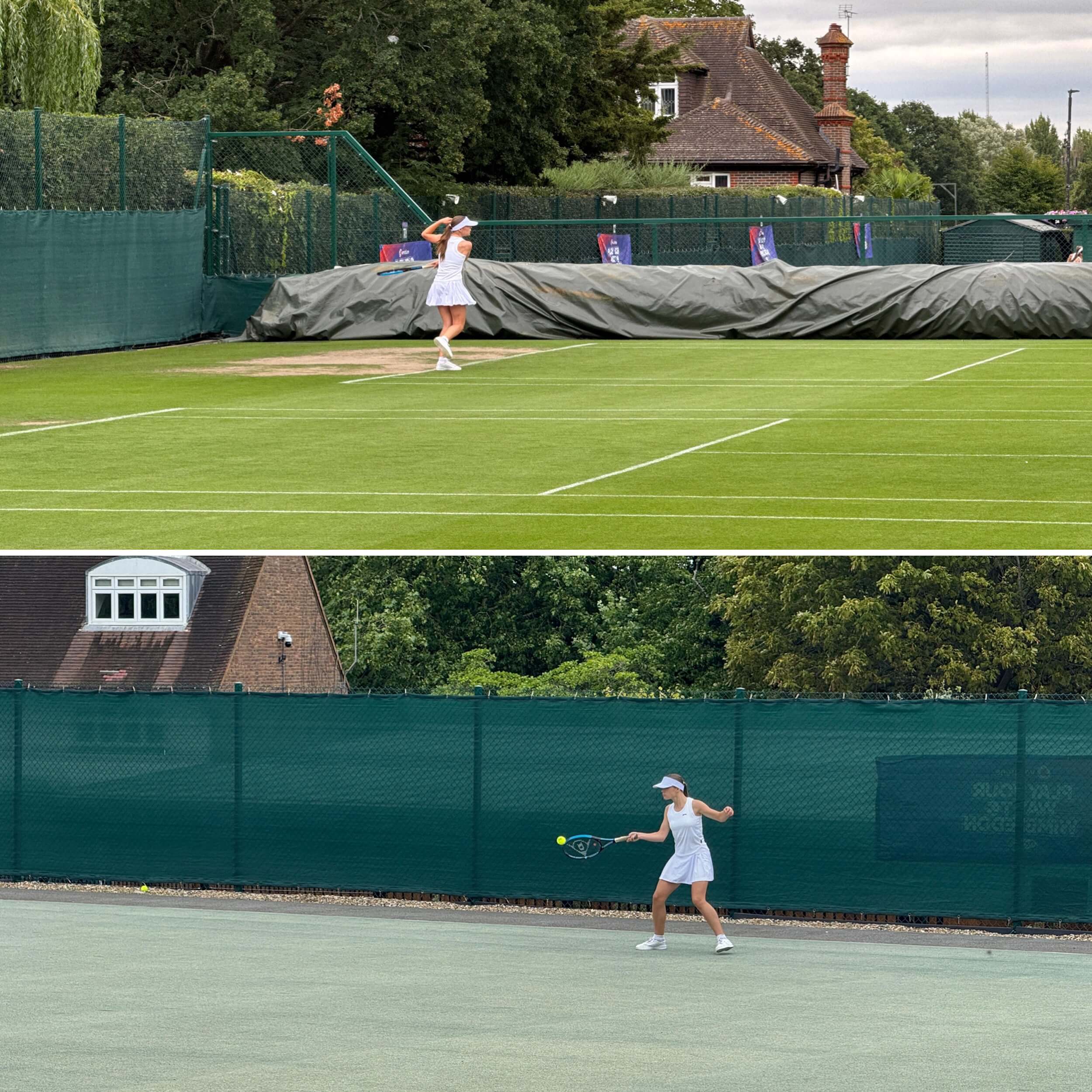 Ivy Boubdallah Playing Tennis